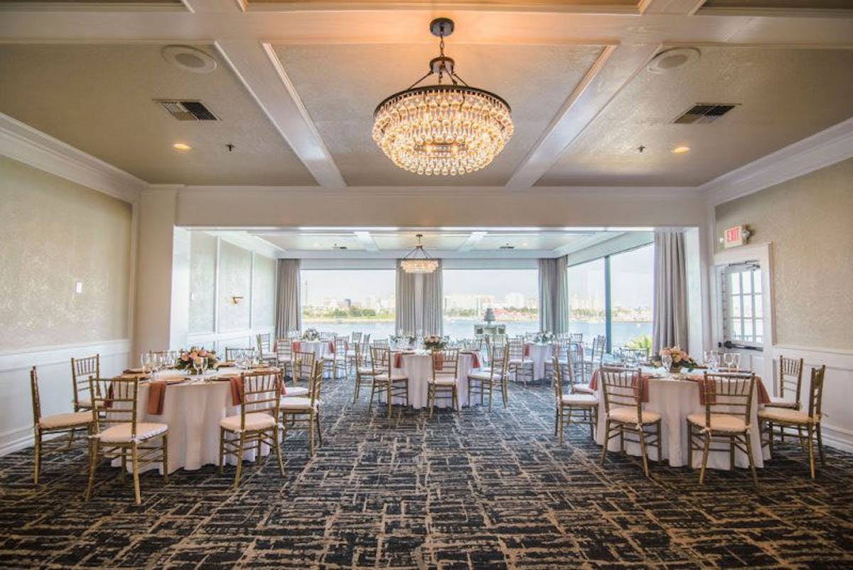 special event room with table setup