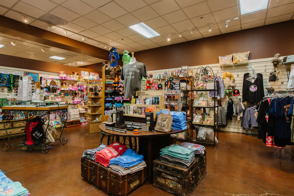 A clothing store
