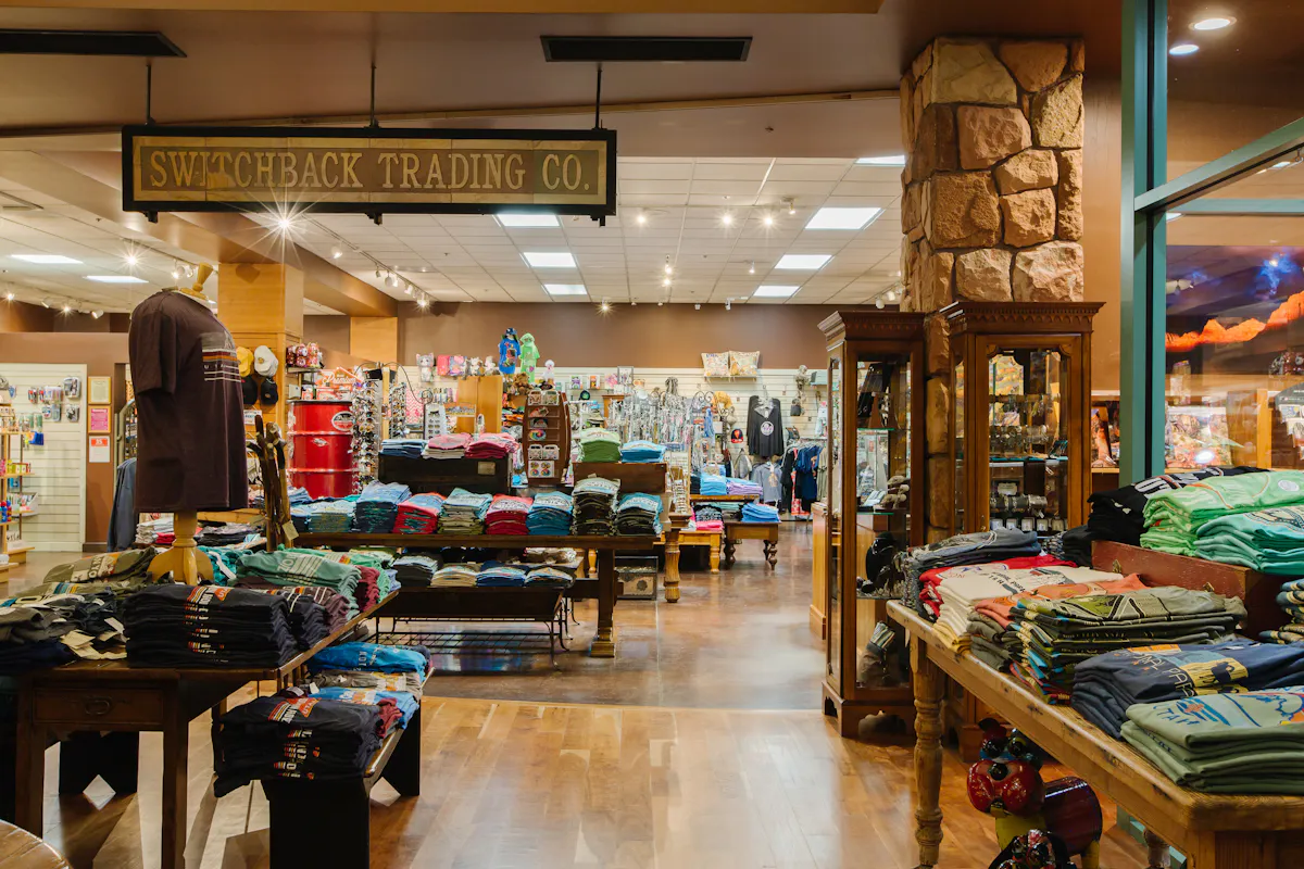 A clothing store