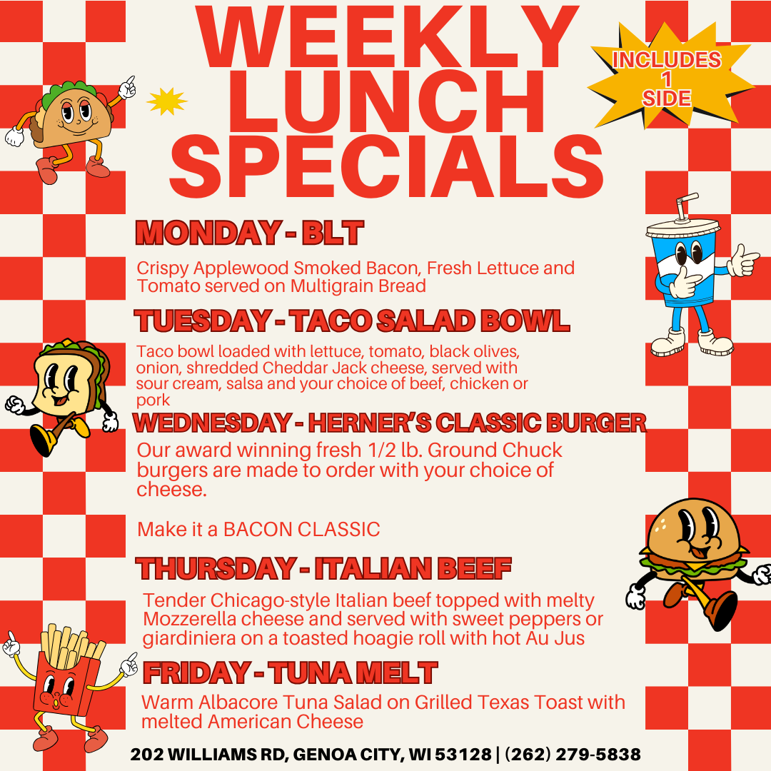 Weekly Lunch Specials
