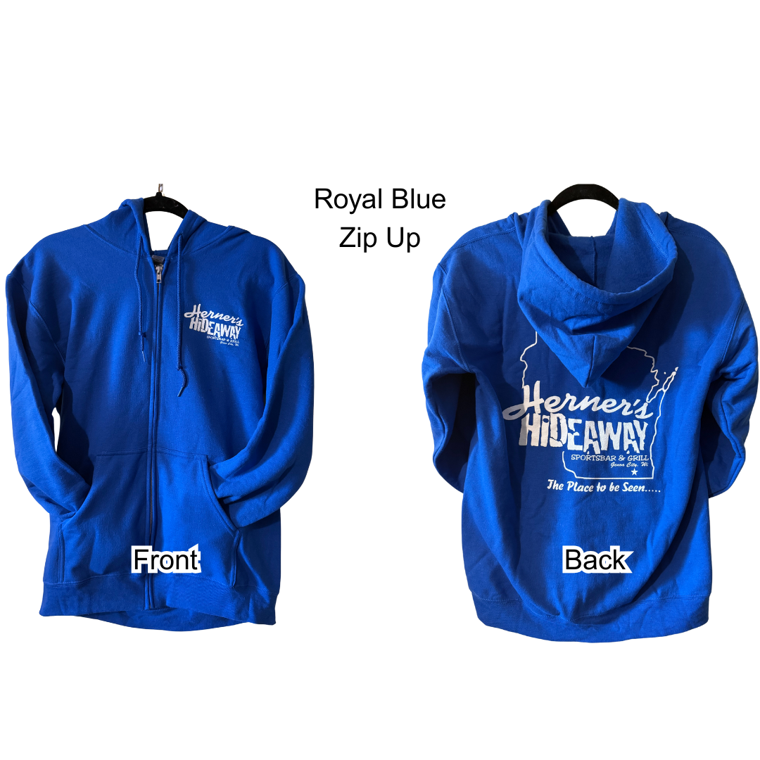 Royal Blue Zip Up
