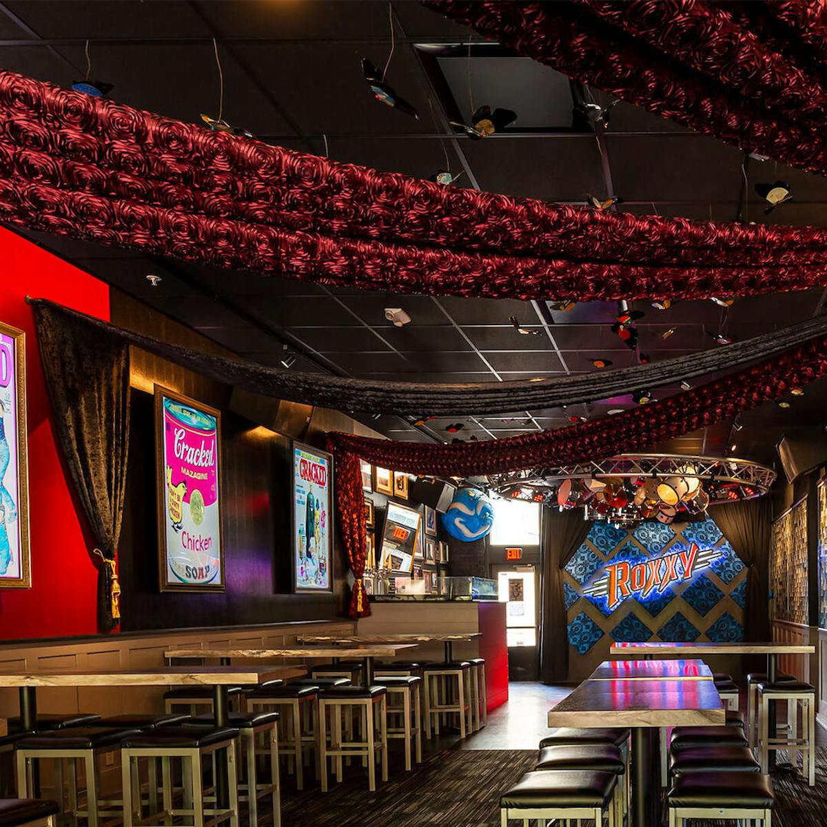 roxxy ceiling drapery
