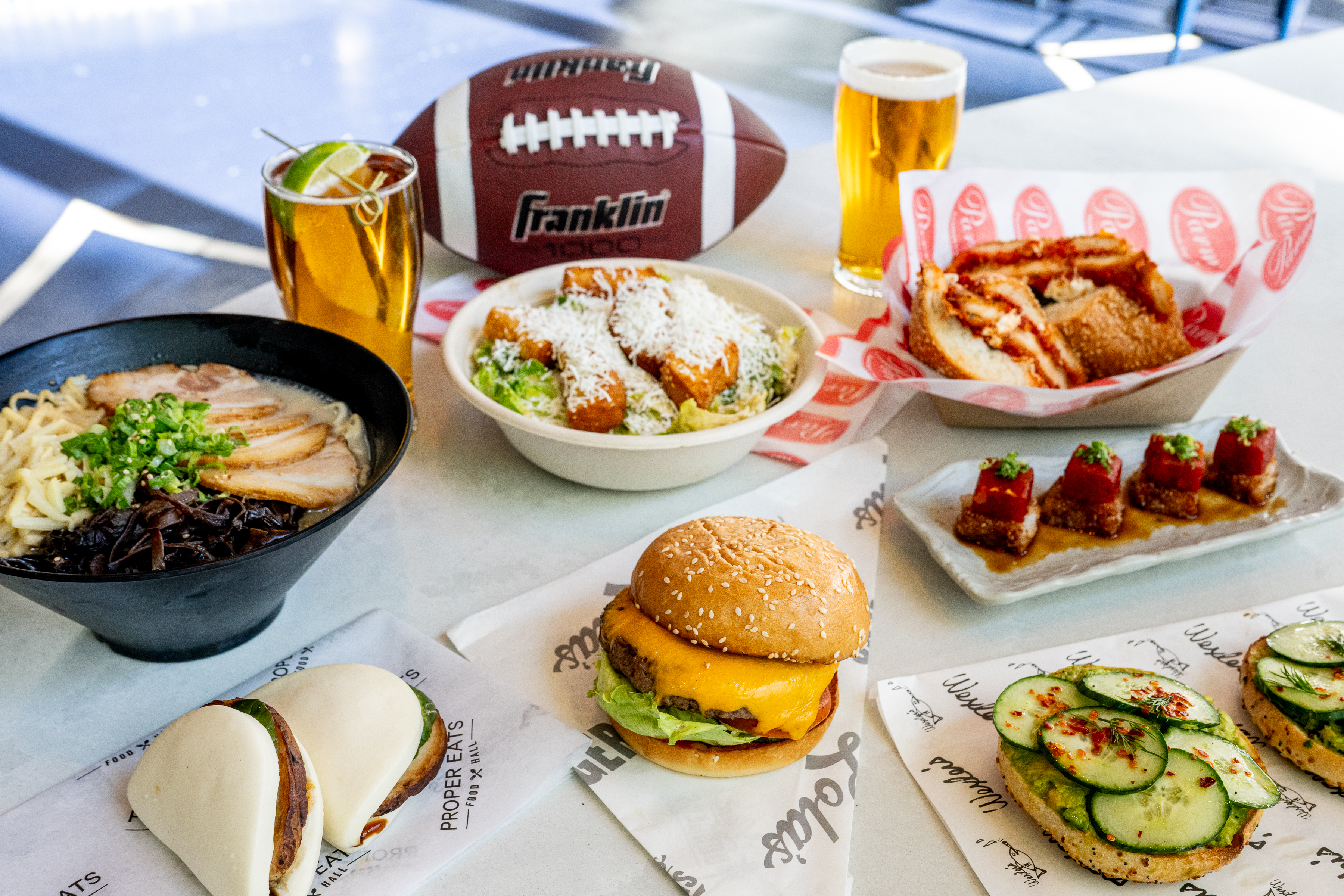 Football Season at Proper Eats Food Hall in Las Vegas Aria