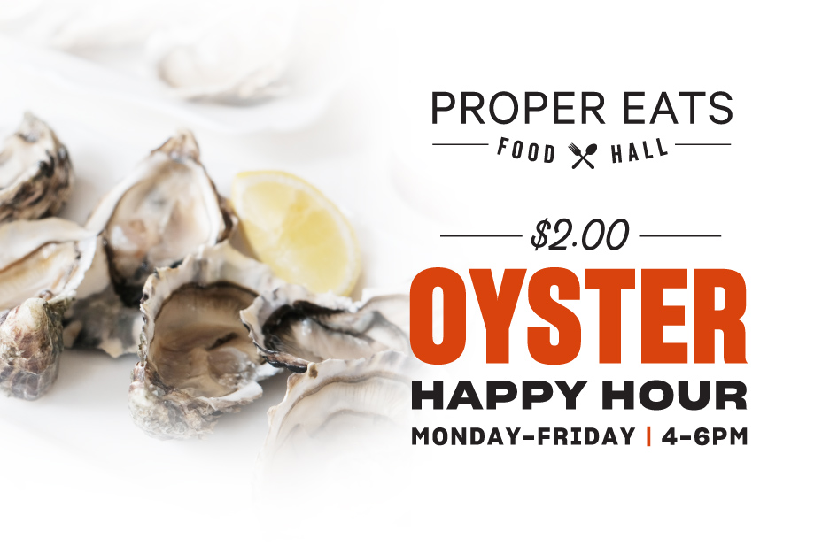 Oyster happy store hour