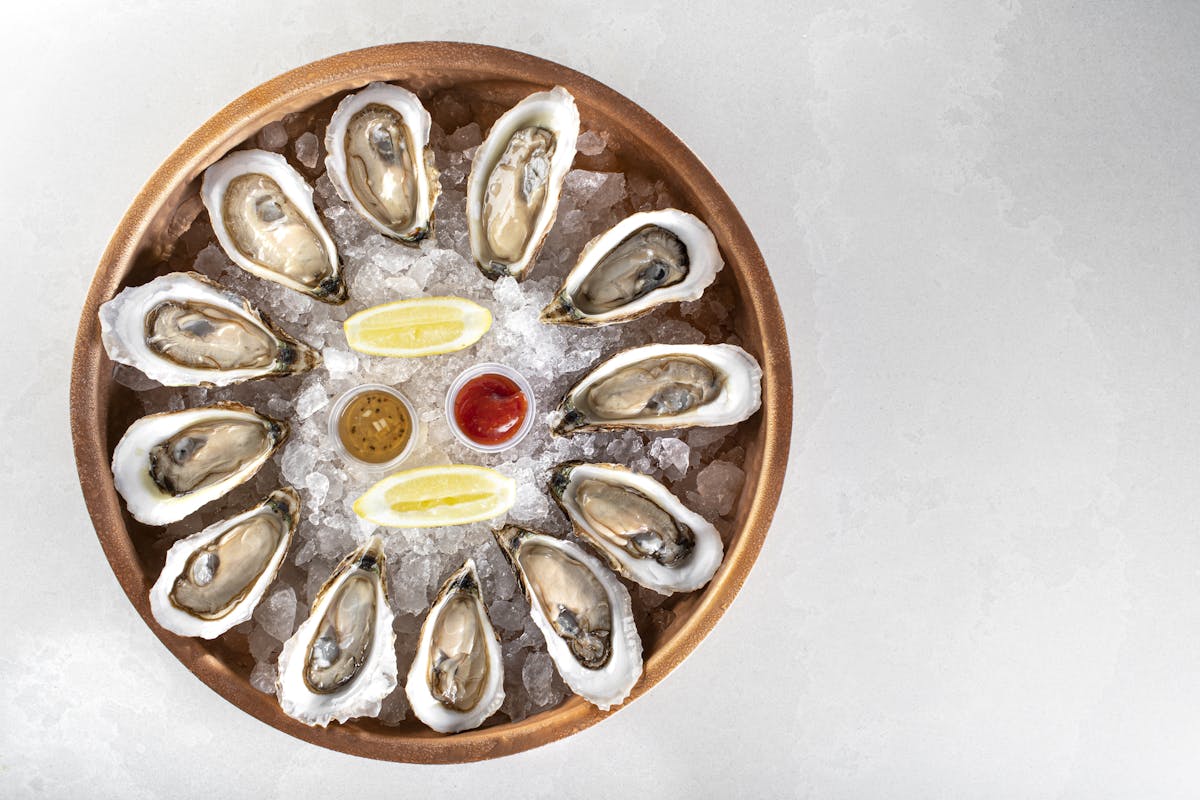 A Dozen Oysters at Proper Eats Food Hall Las Vegas