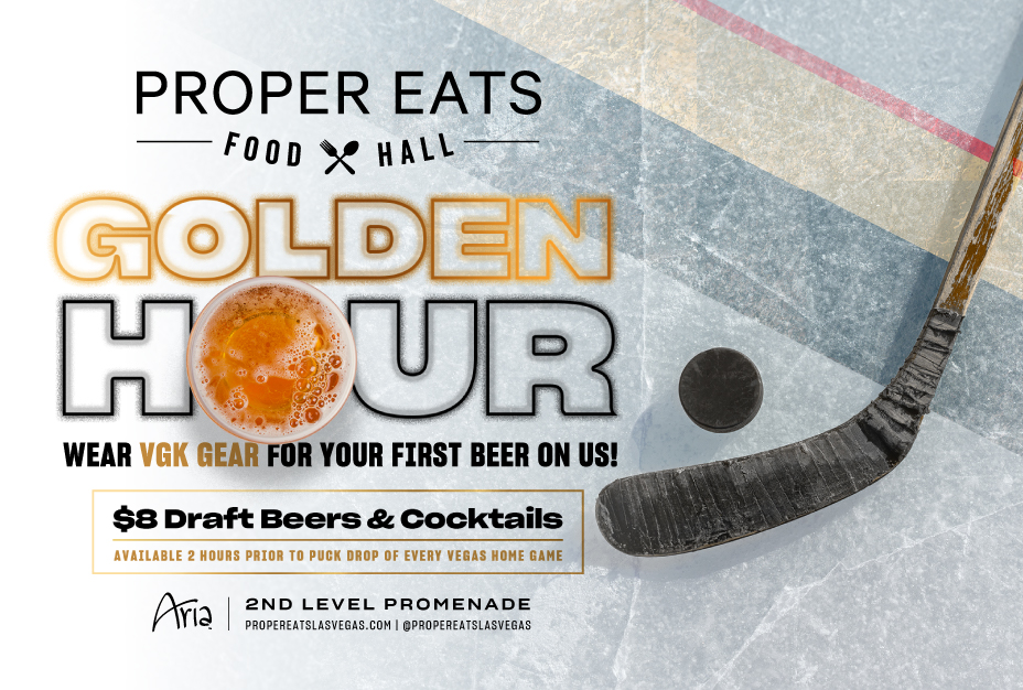 VGK hockey Pre Game at Proper Eats Food Hall
