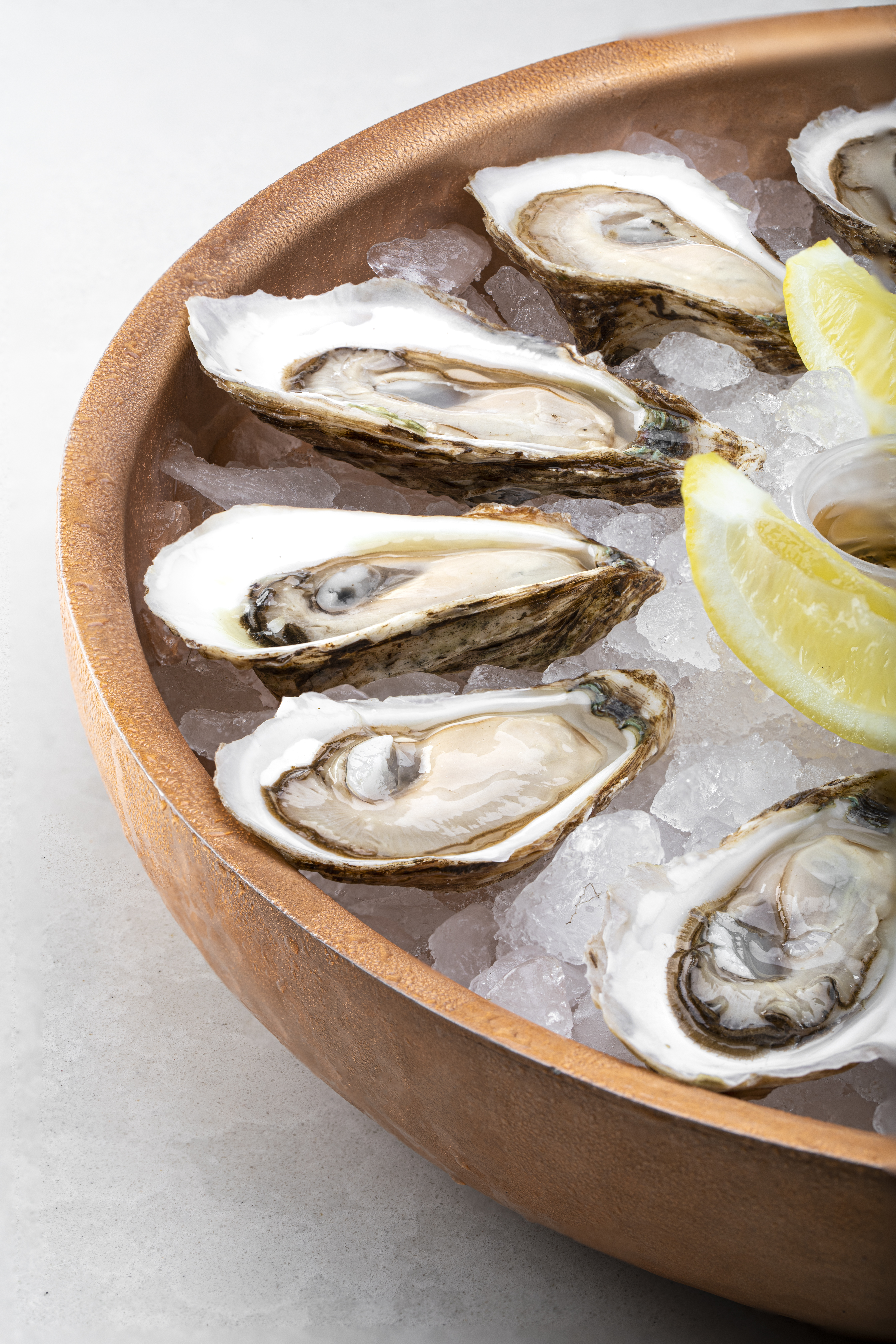 Oysters on the strip of Las Vegas at Proper Eats Food Hall