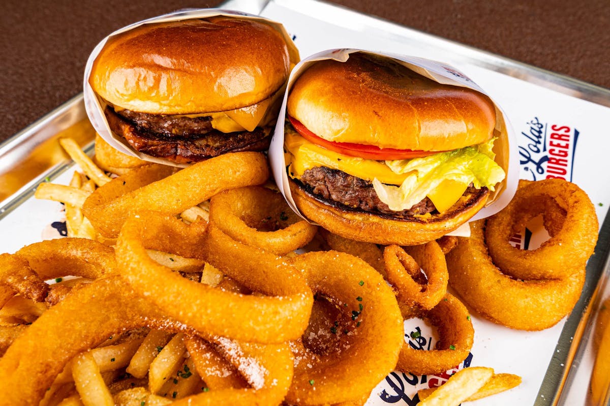 Burgers at Proper Eats Food Hall | Las Vegas