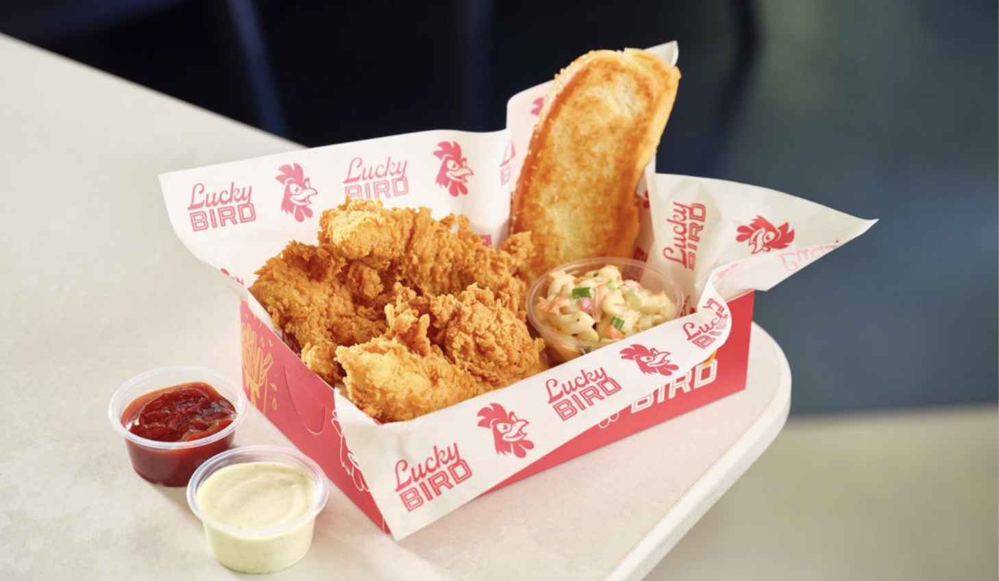 Best fried chicken on the Las Vegas Strip at Lucky Bird | Proper Eats Food Hall ARIA