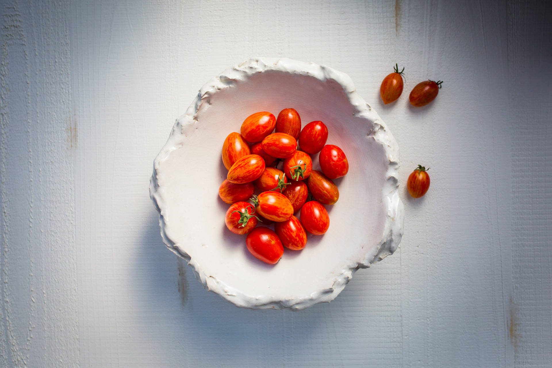 food on the cutting board