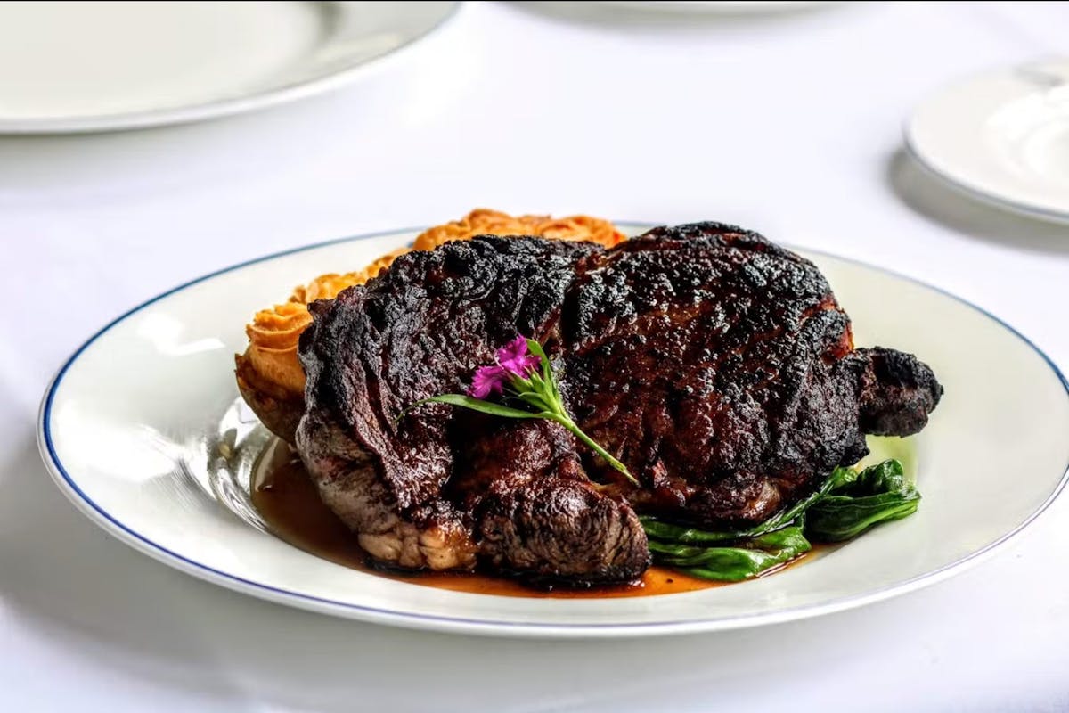 a plate of food on a table