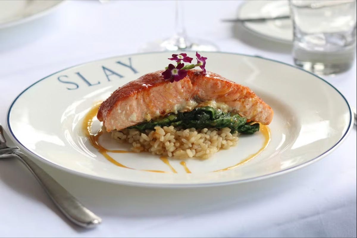 a piece of food on a plate