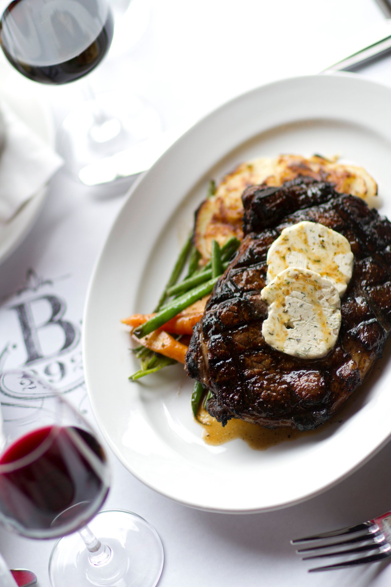 steak and butter