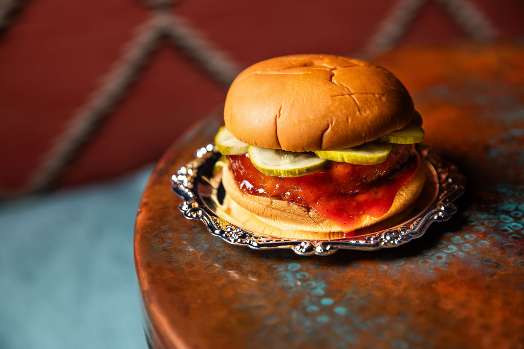 a close up of food
