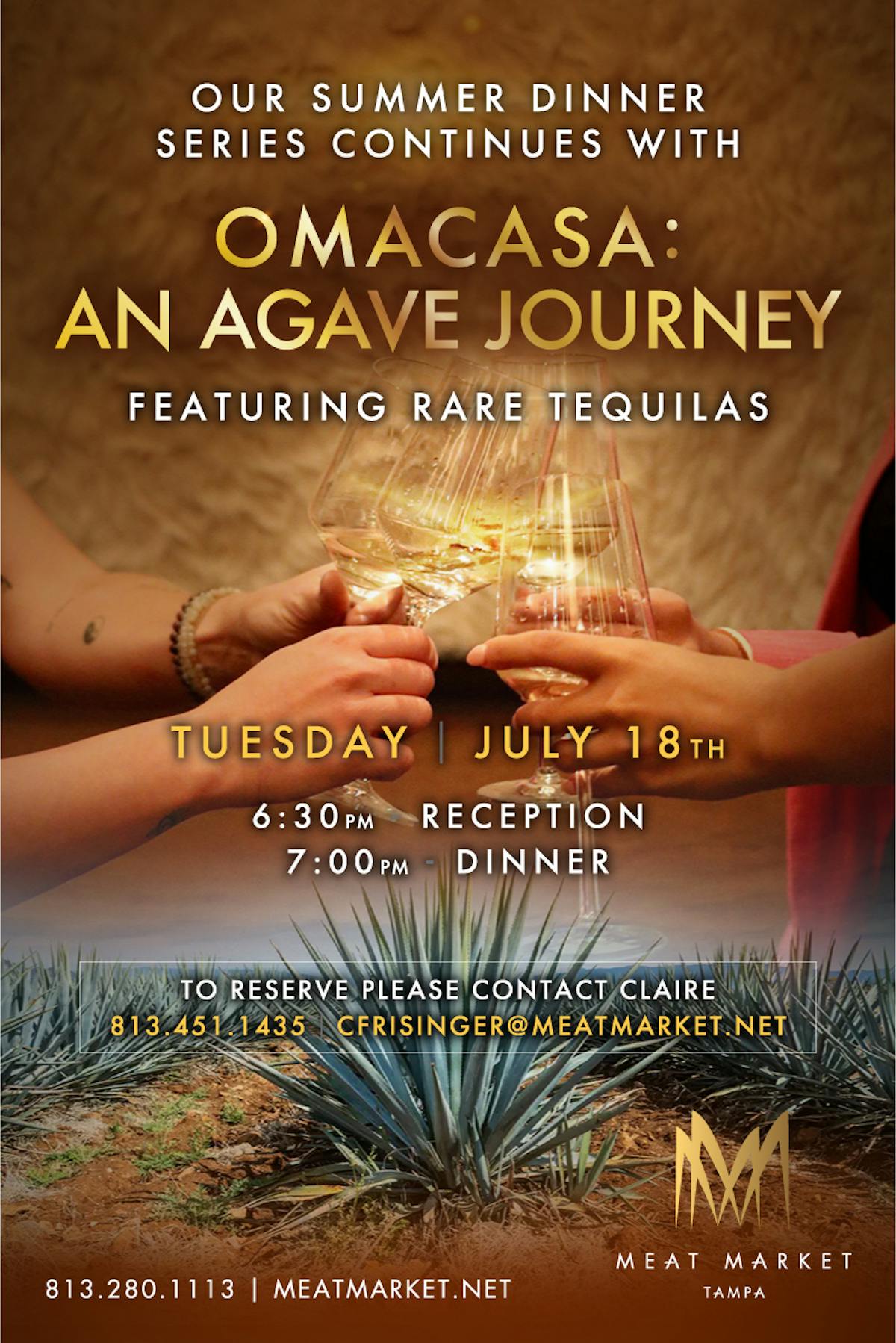 Tequila Dinner Flyer text below