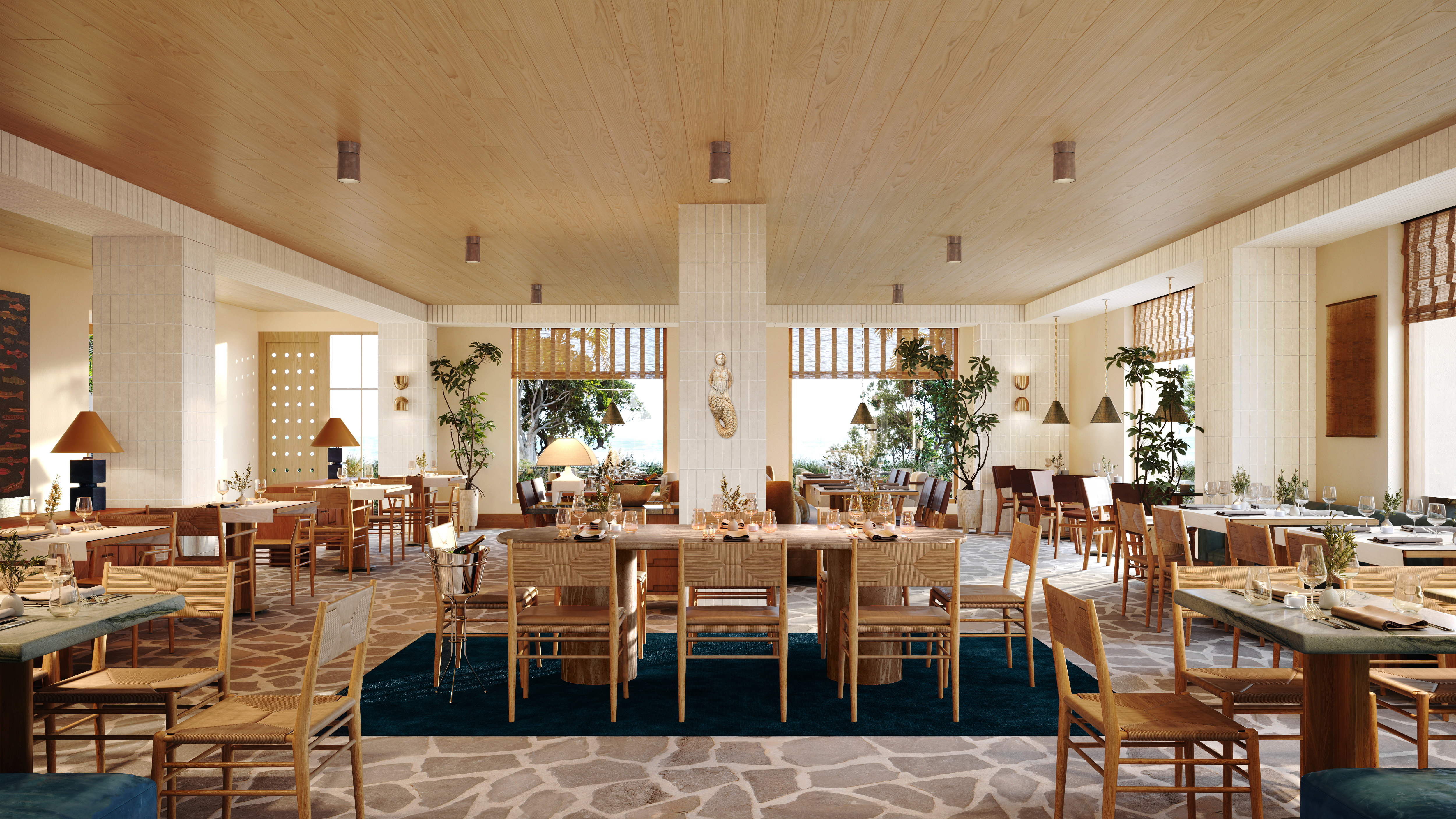 a dining room table