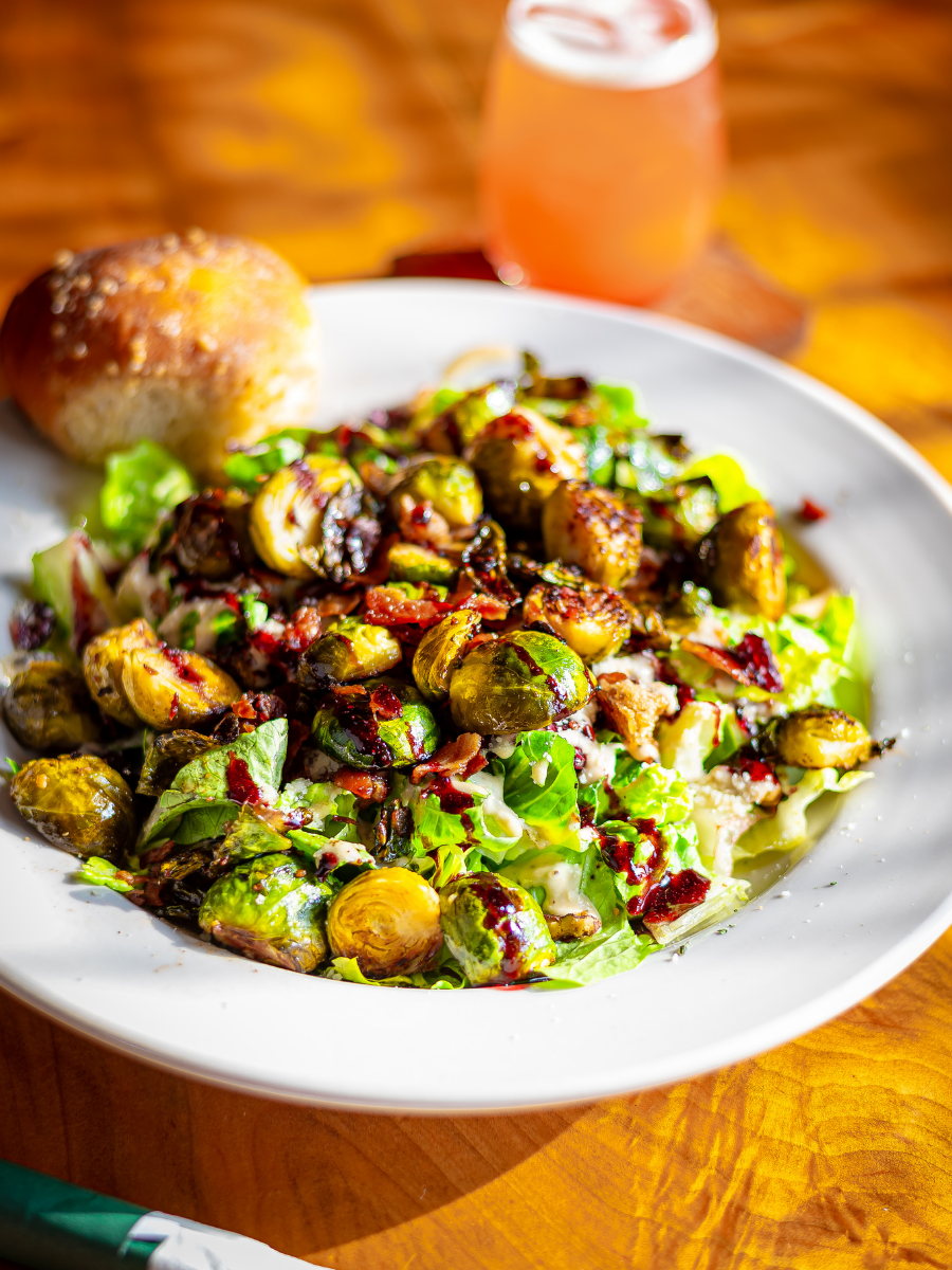 Toasted Brussels Sprout Caesar