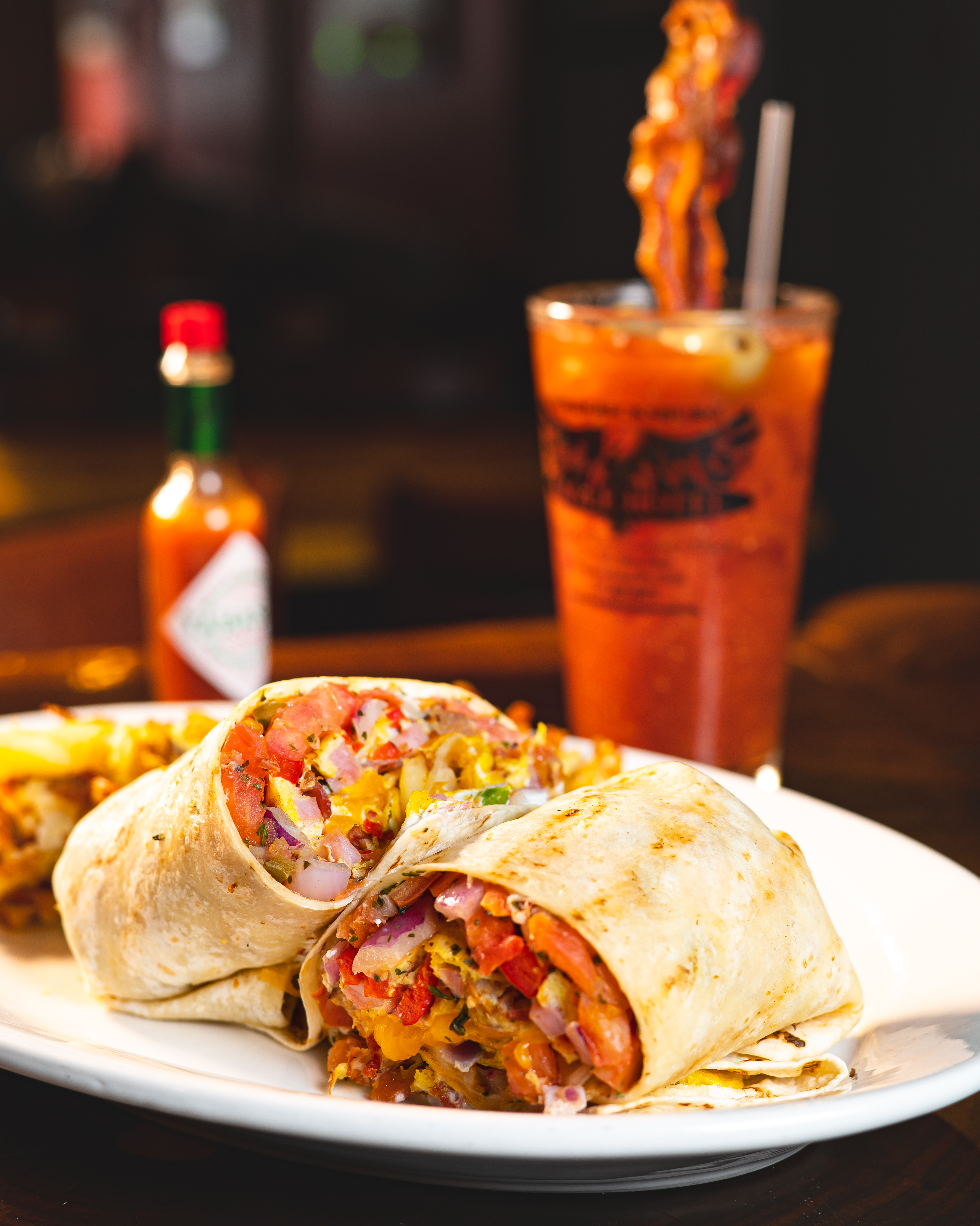 a close up of a plate of food on a table
