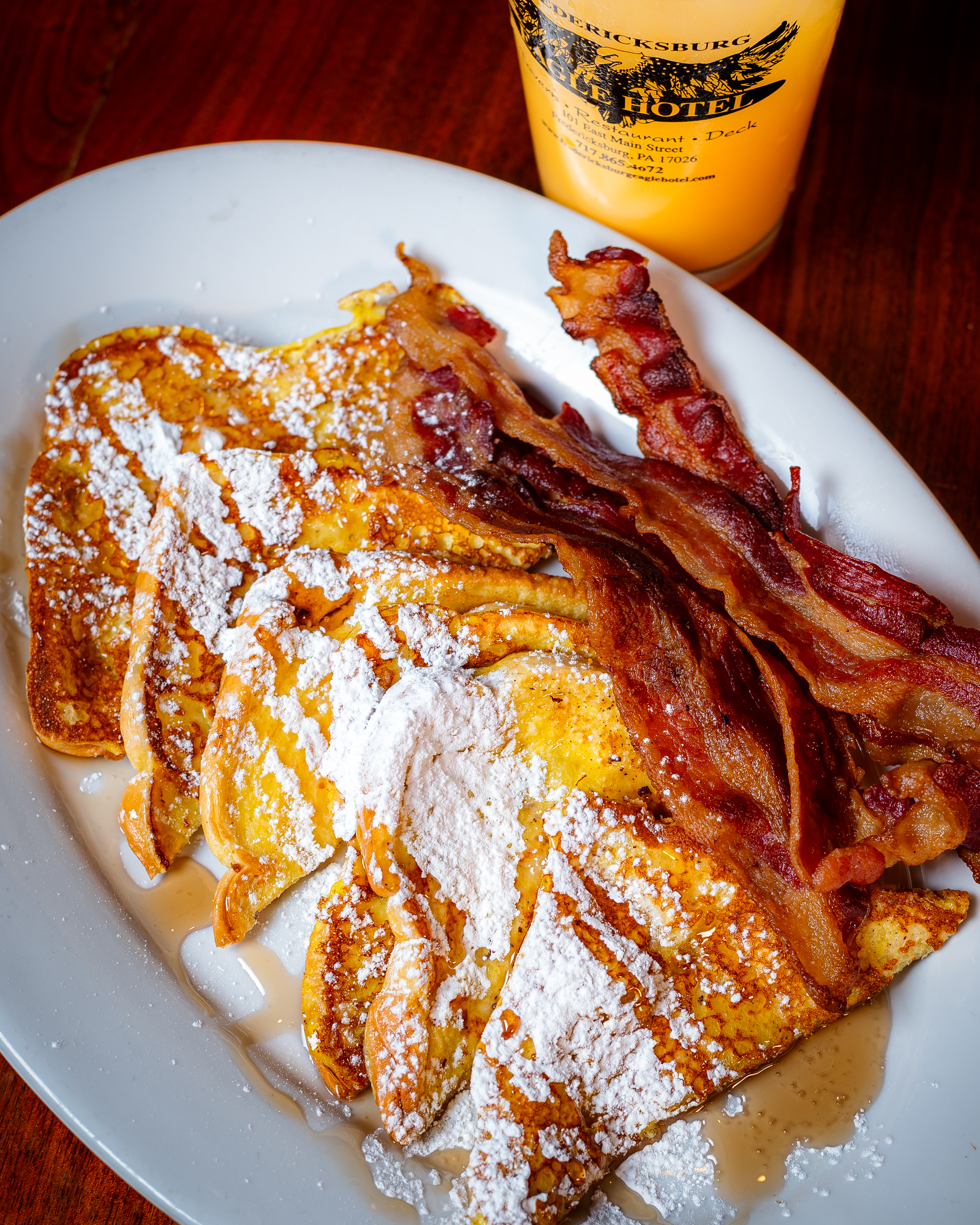 a plate of food on a table