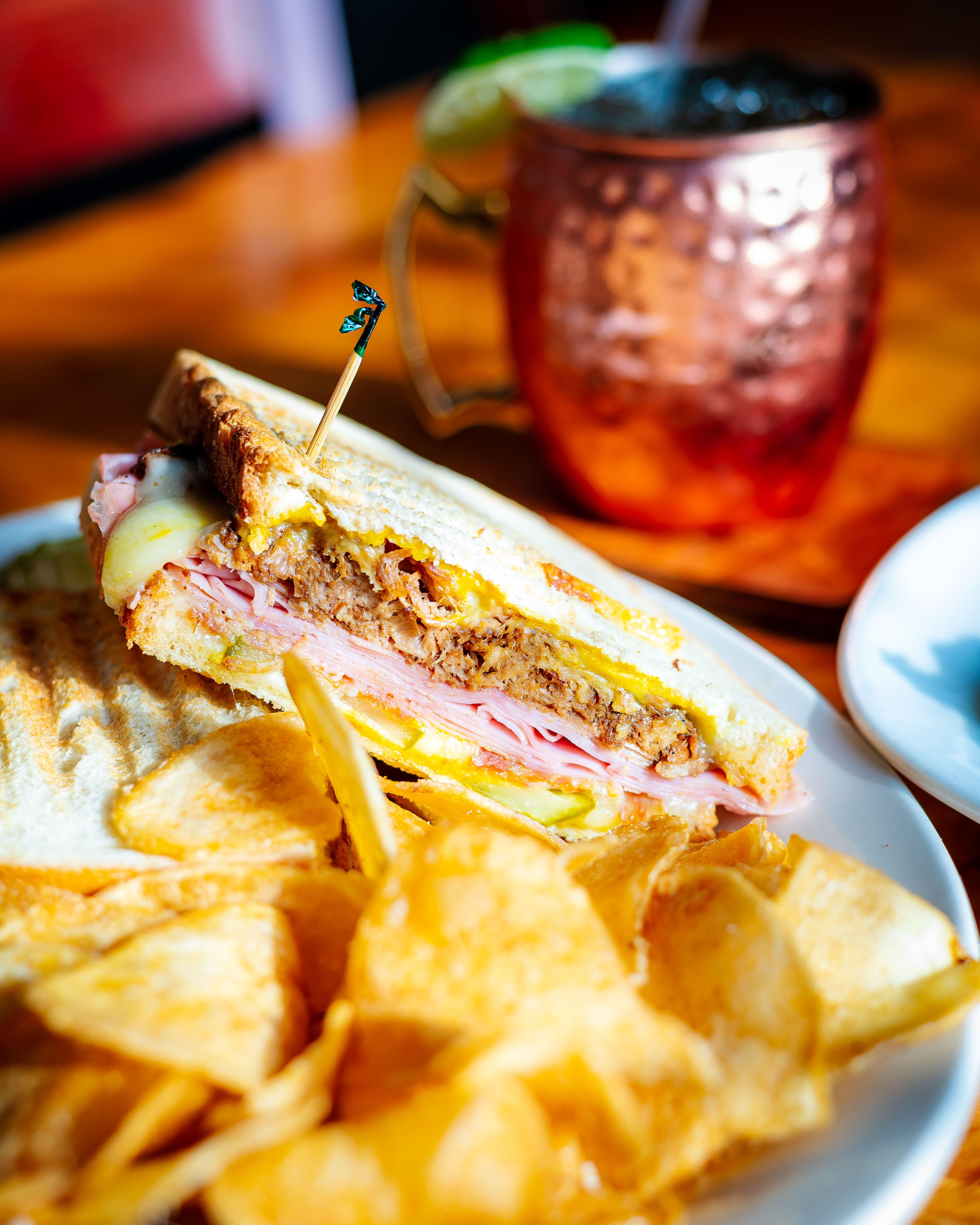 a close up of a plate of food