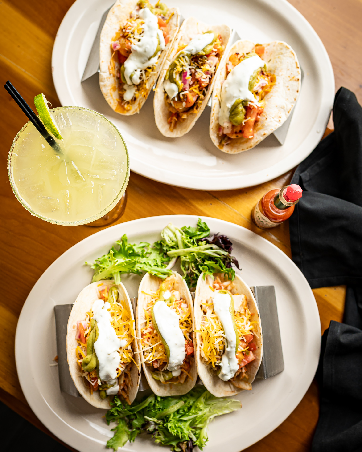 a plate of food on a table