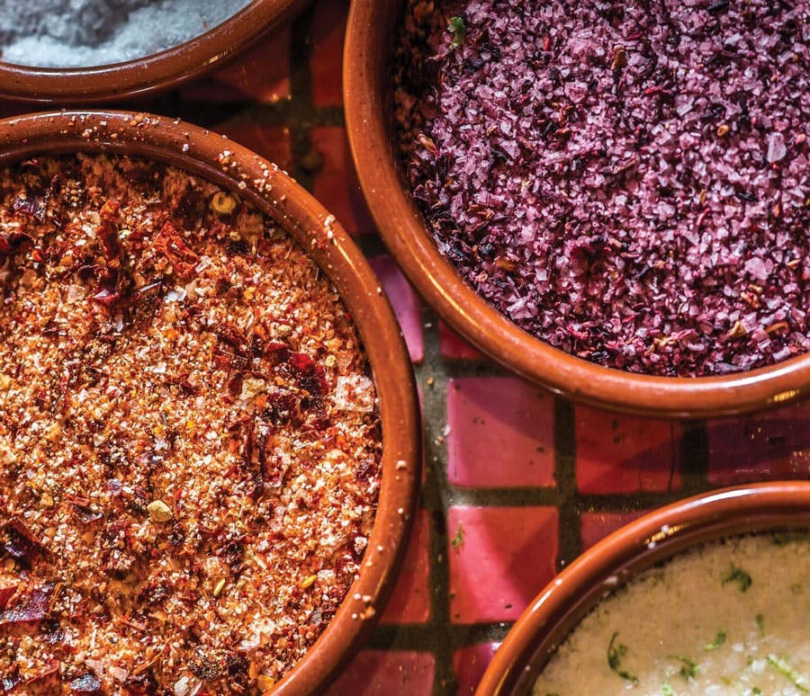 a close up of a bowl of food