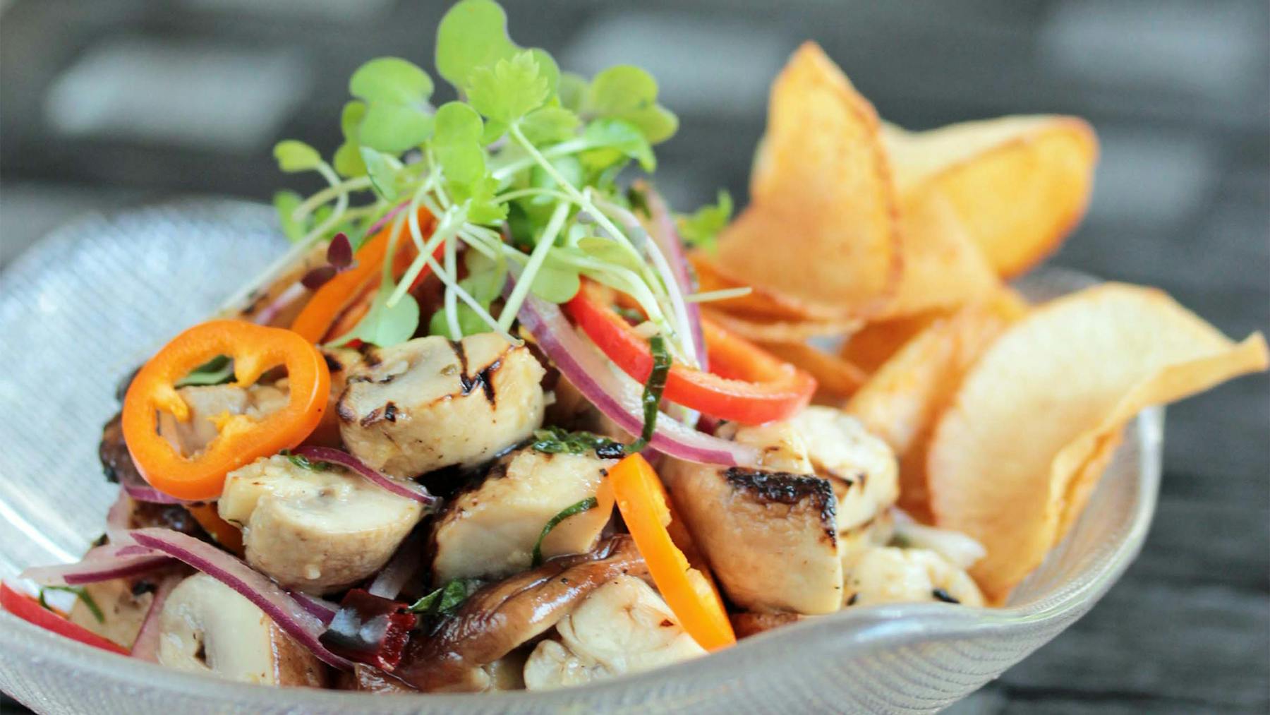 hongos ceviche
