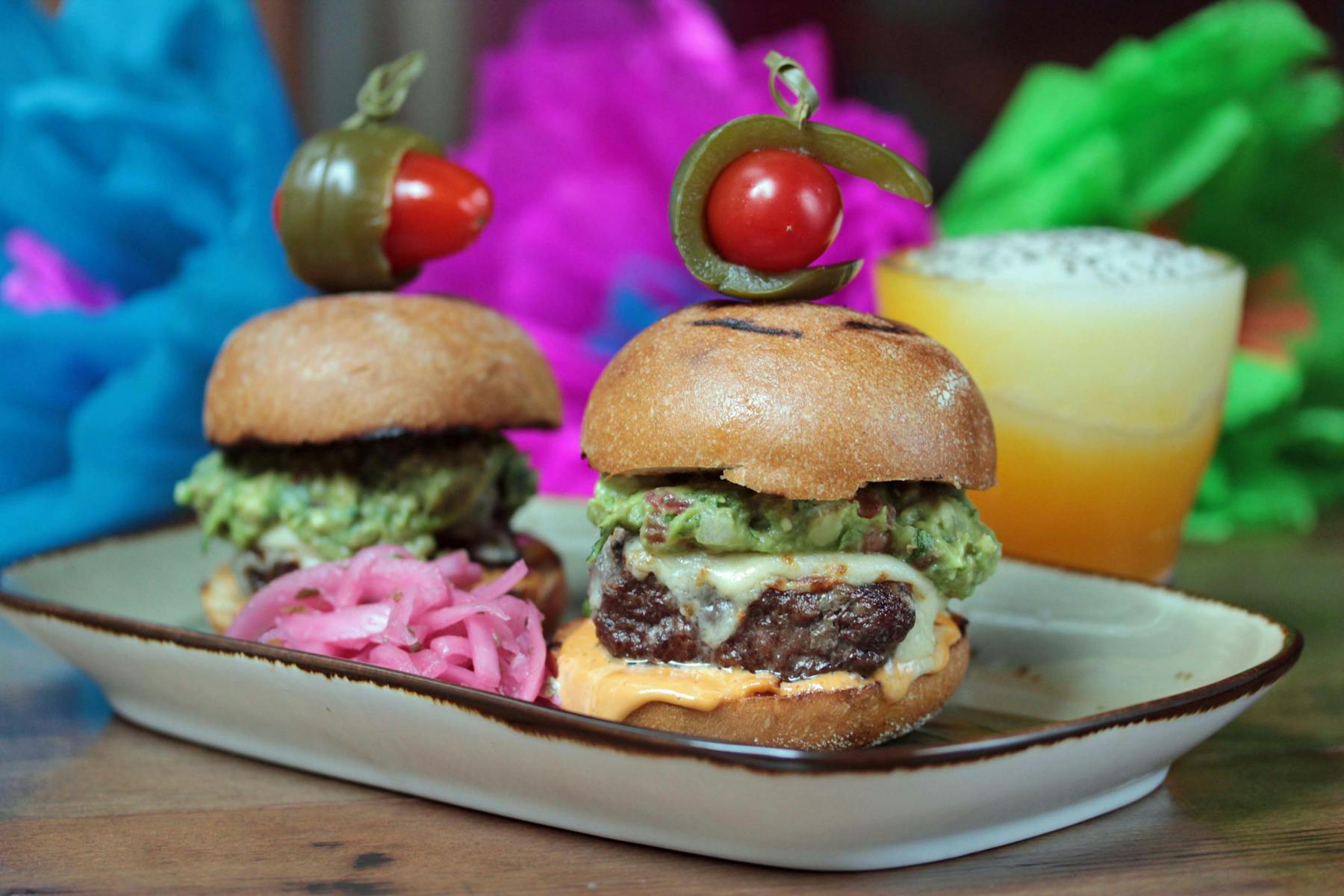 a close up of a sandwich on a plate