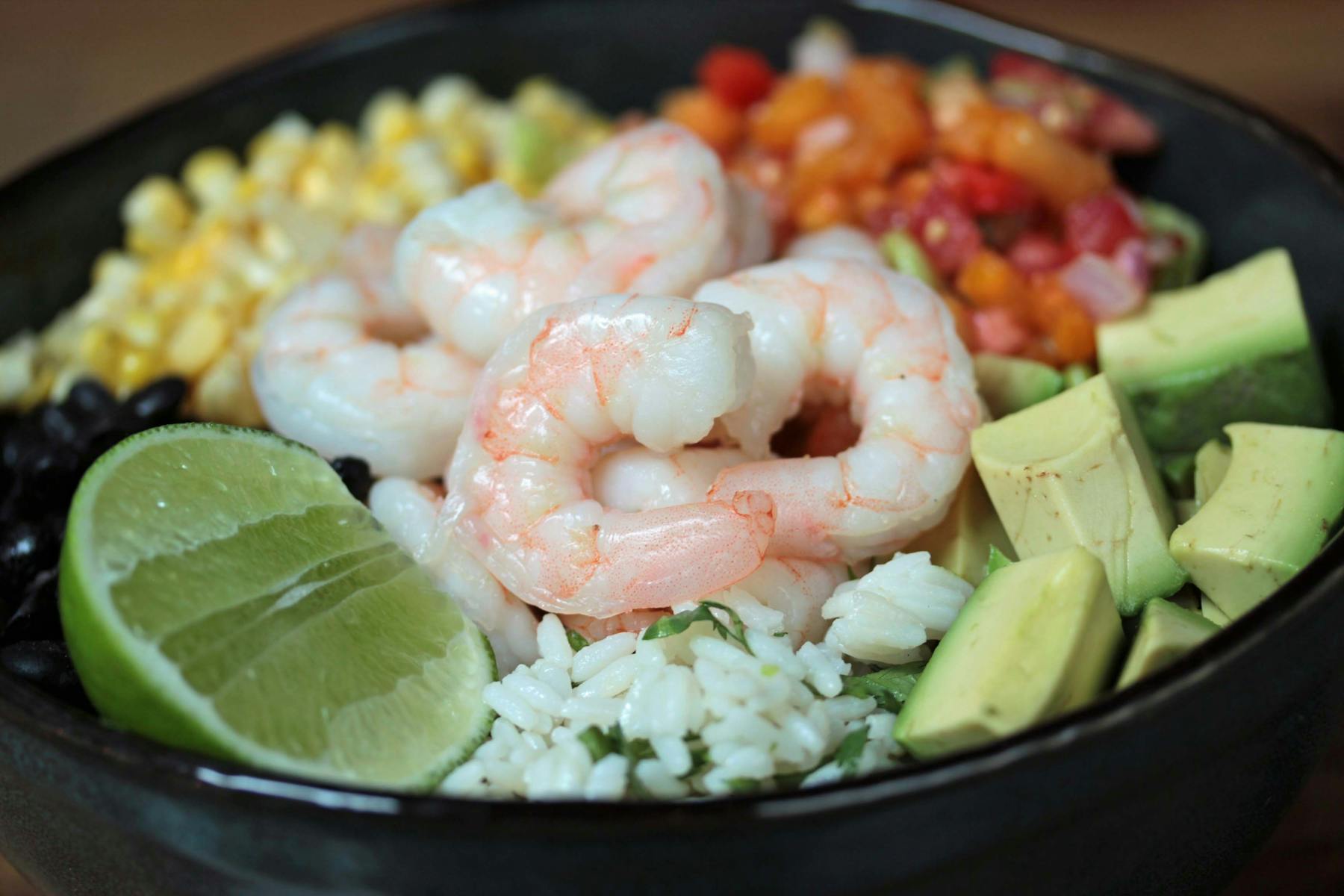 a bowl of food on a plate