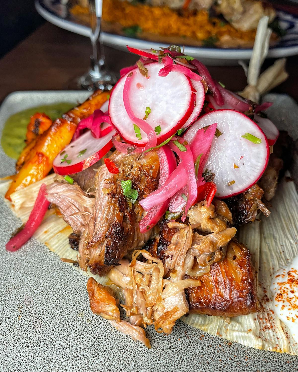 a plate of food