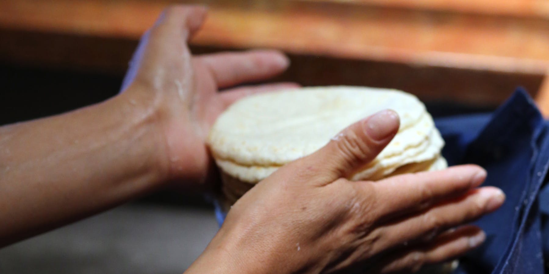 Hand made tortillas