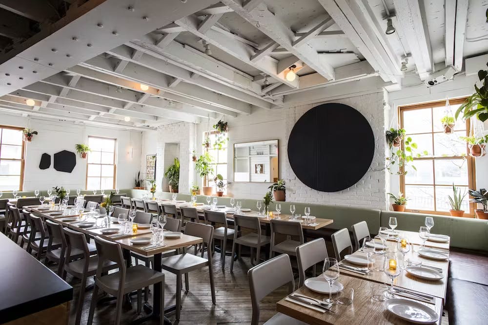 a dining room table