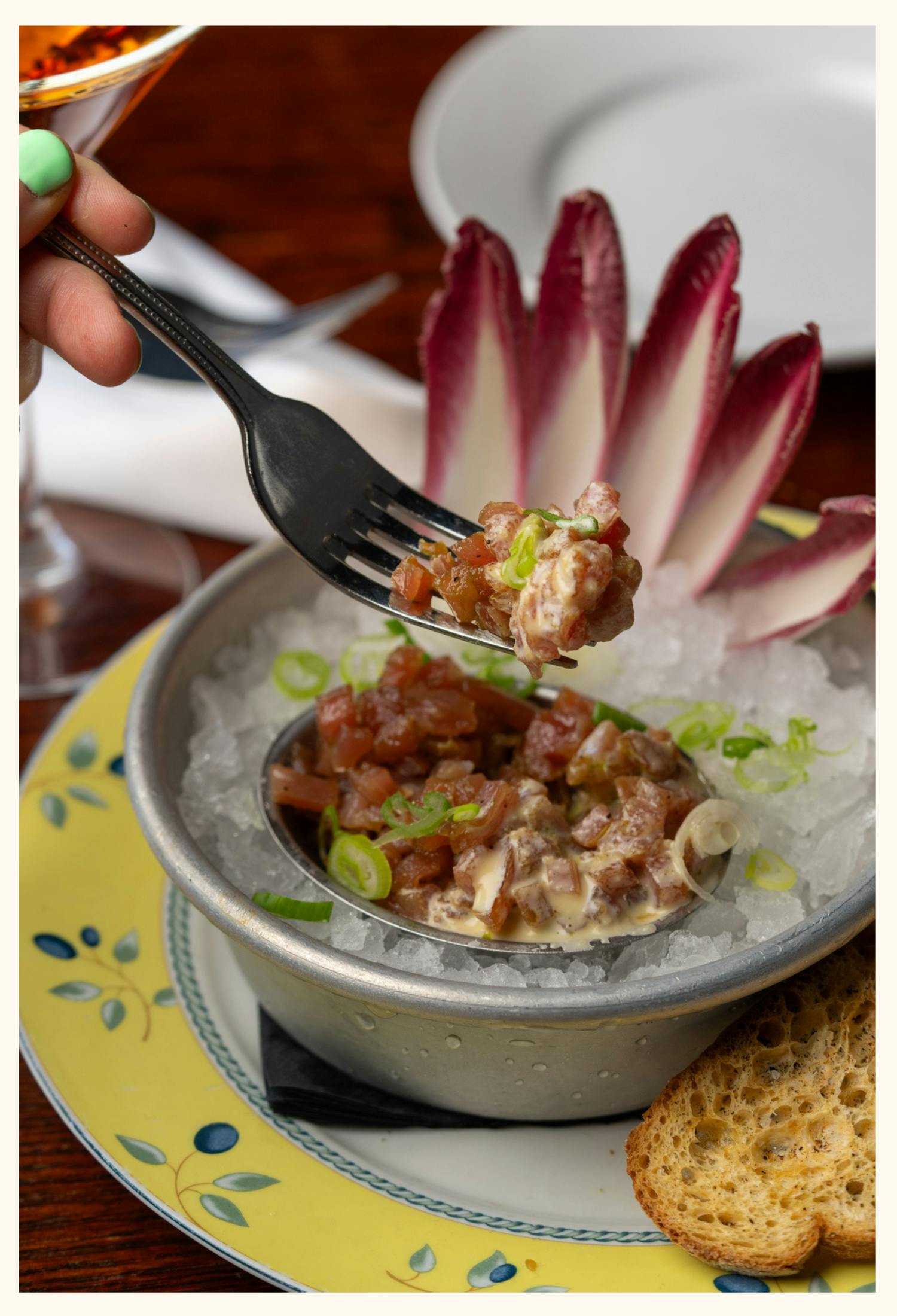 a bowl of food on a plate