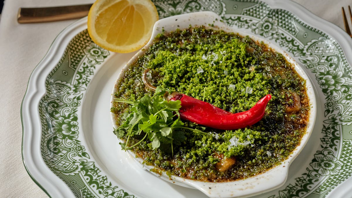 a bowl of food on a plate