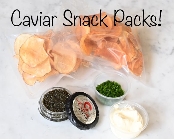 caviar snack pack