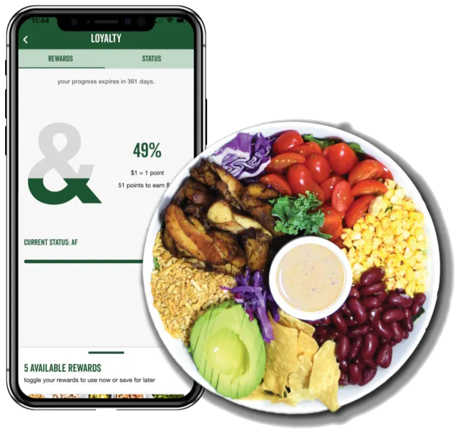 a tray of food on a plate