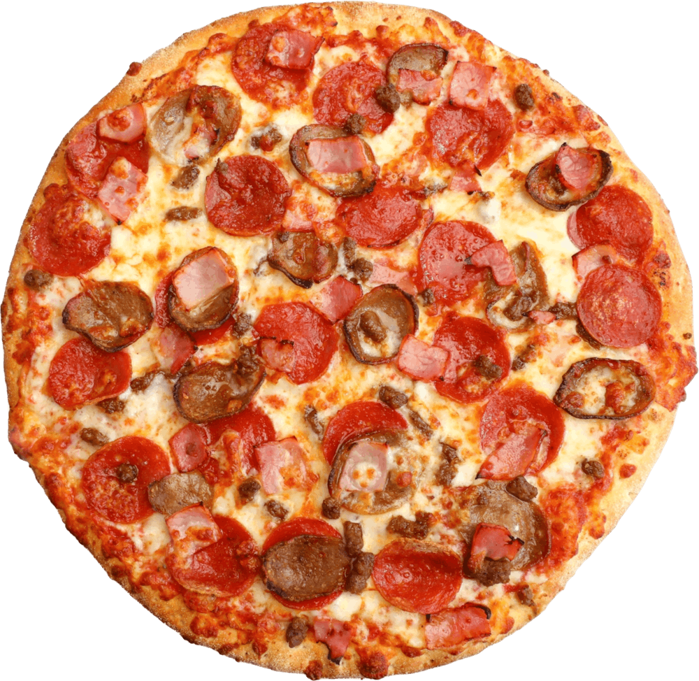 a large pepperoni pizza