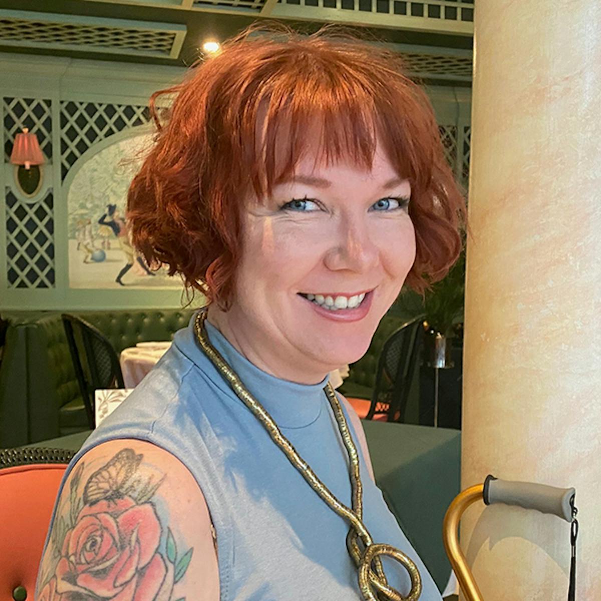 a person posing for the camera