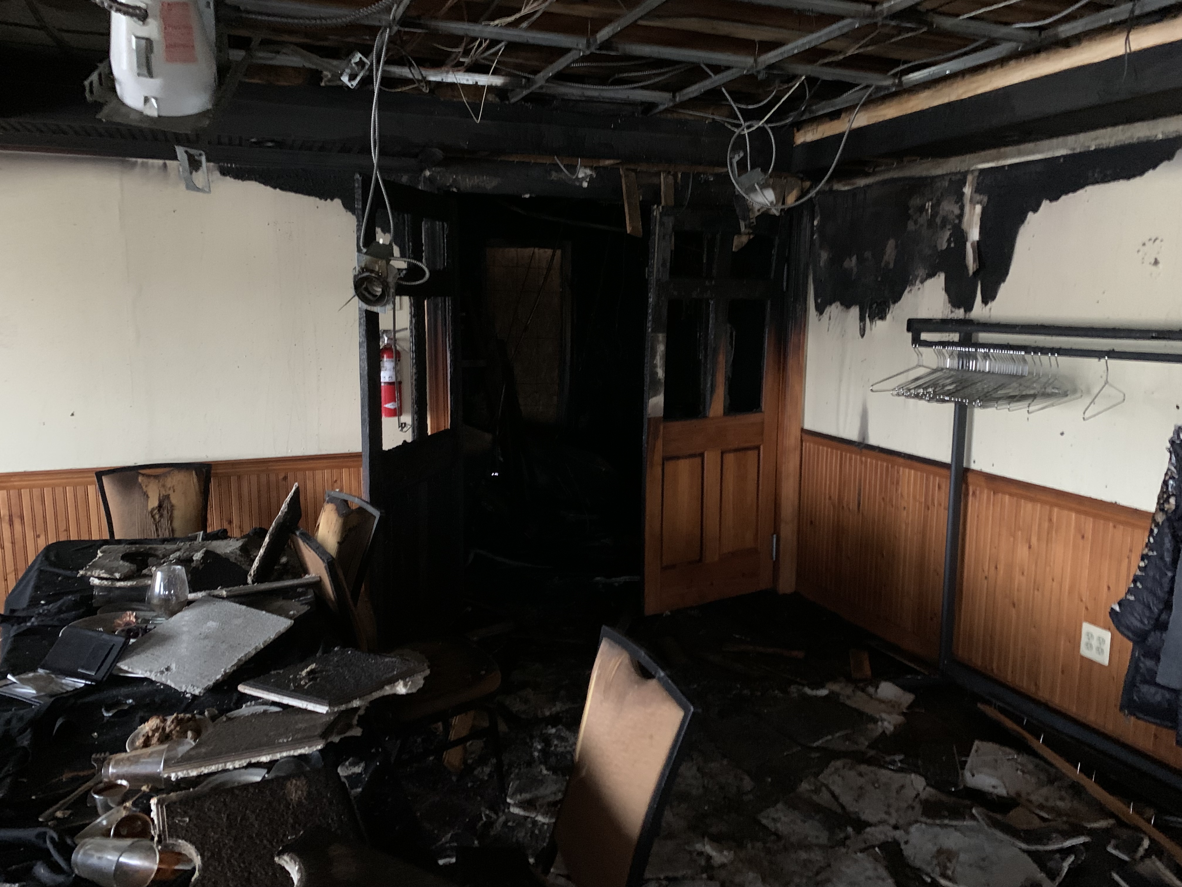 a dirty old room