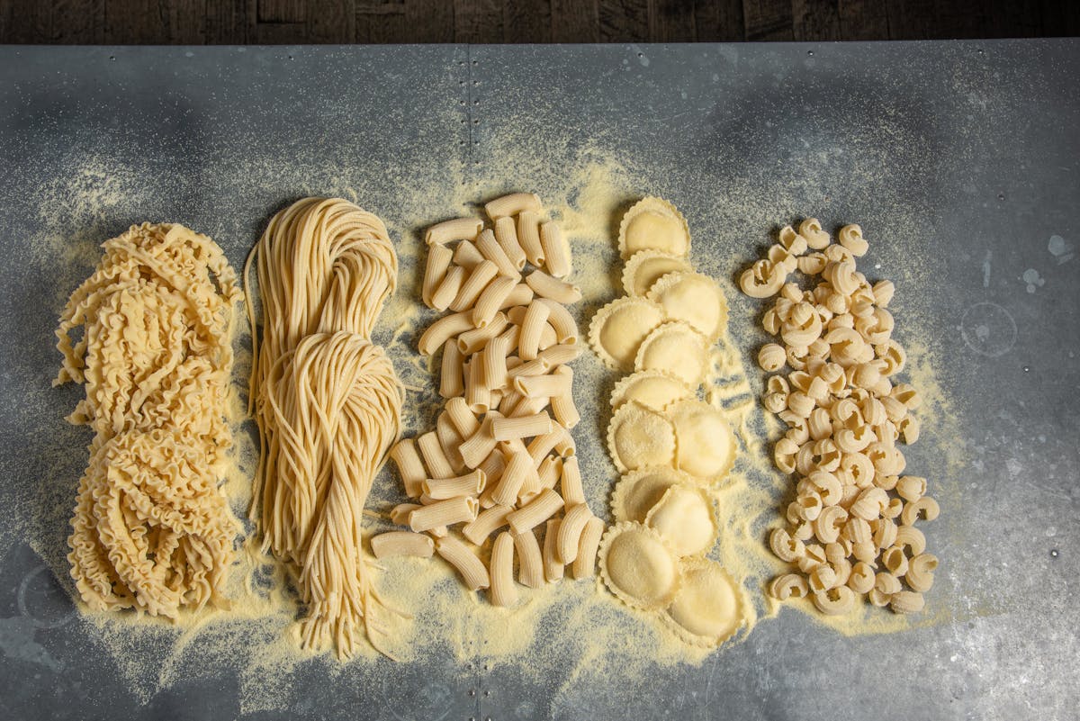 a pocture of homemade pasta