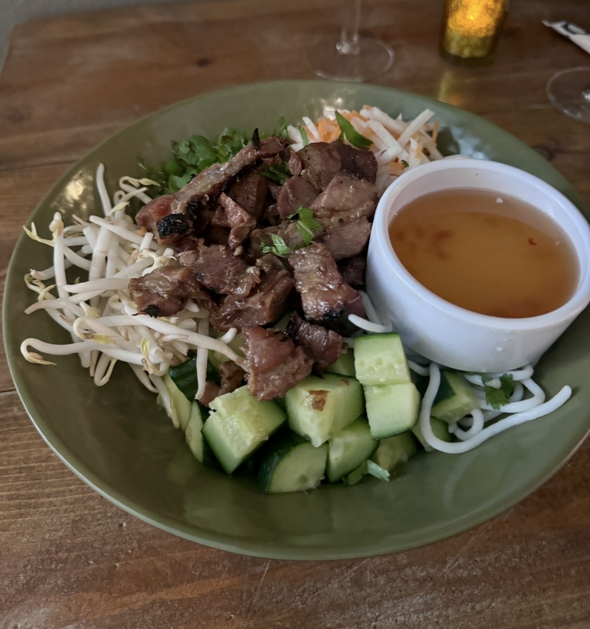 a plate of food and a cup of coffee