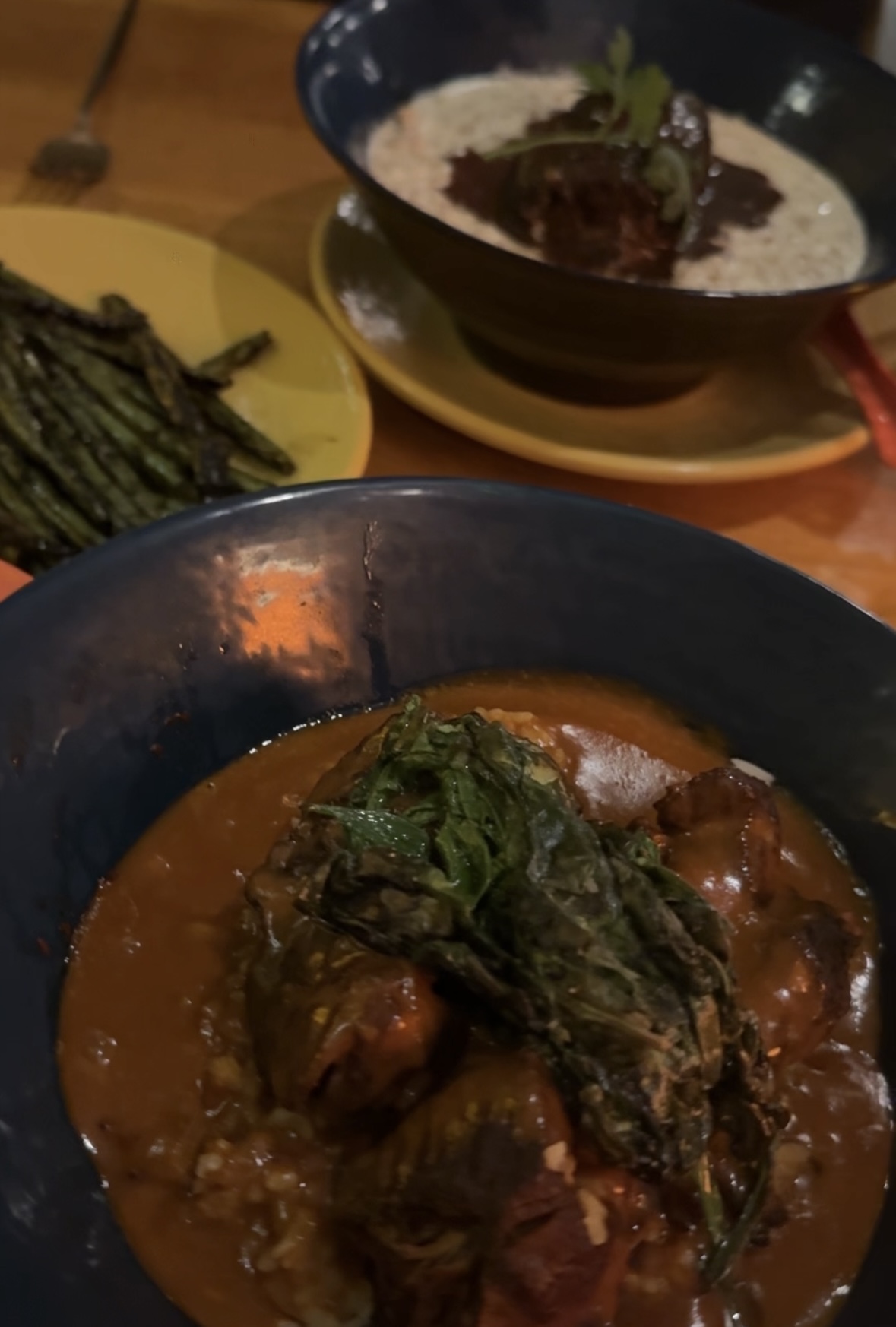 a bowl of food with stew