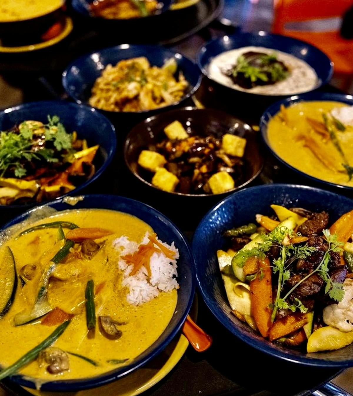 a bowl of food