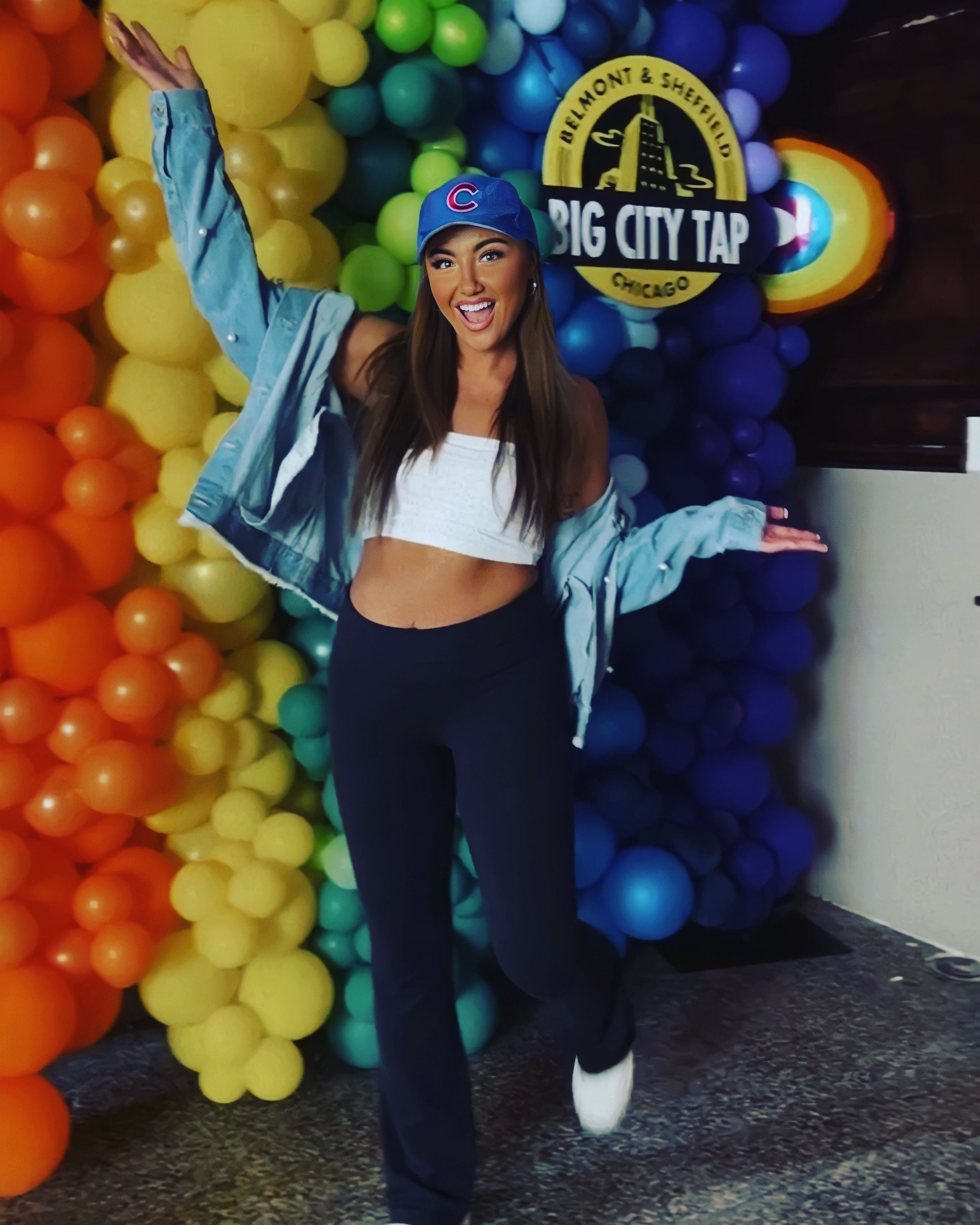 a person standing posing for the camera