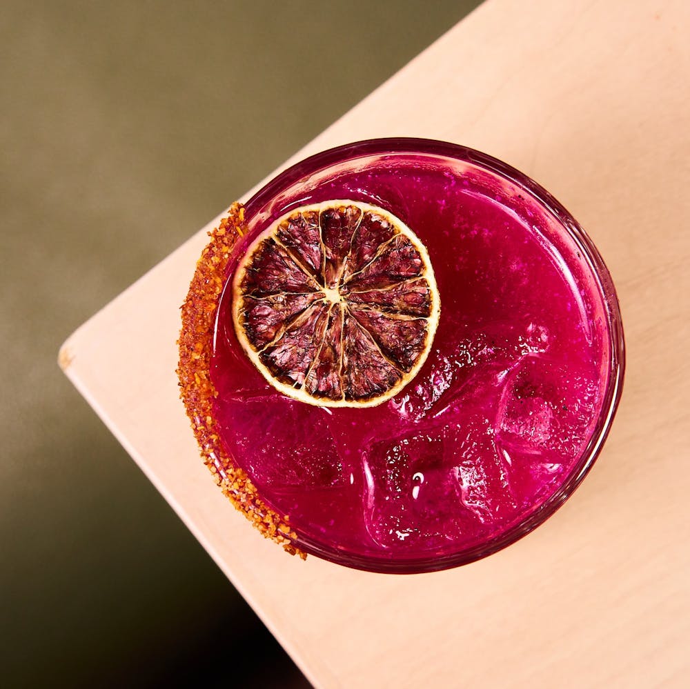 a plate of food on a table