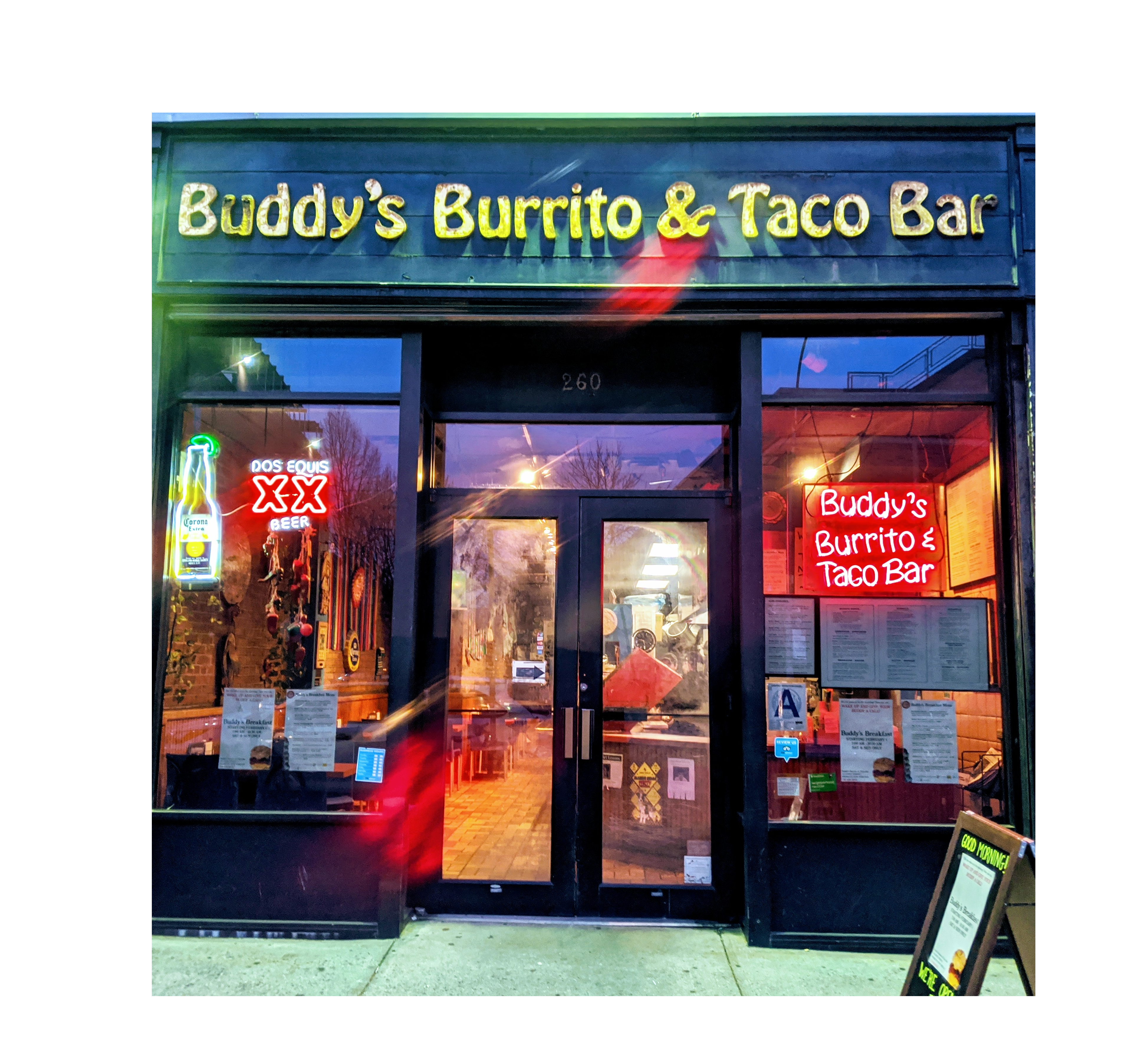 Buddy's Burritos storefront