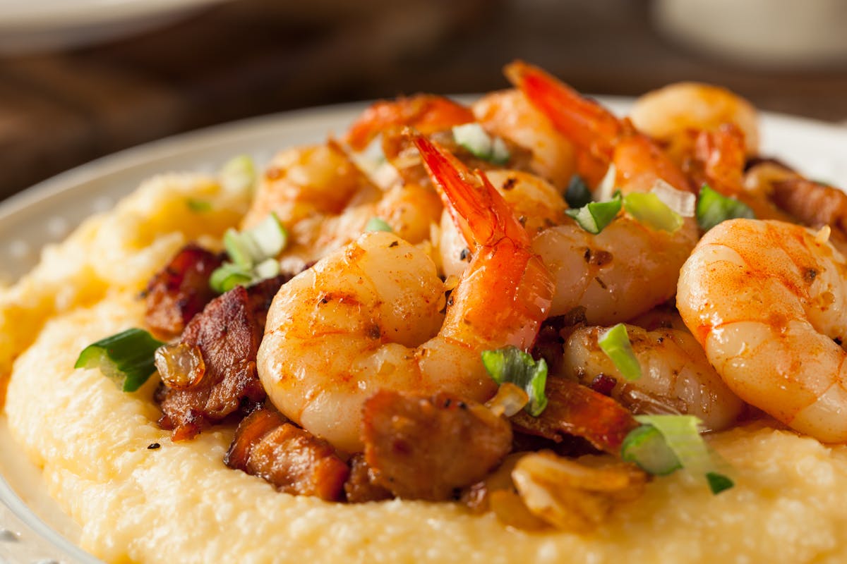 a close up of a plate of food