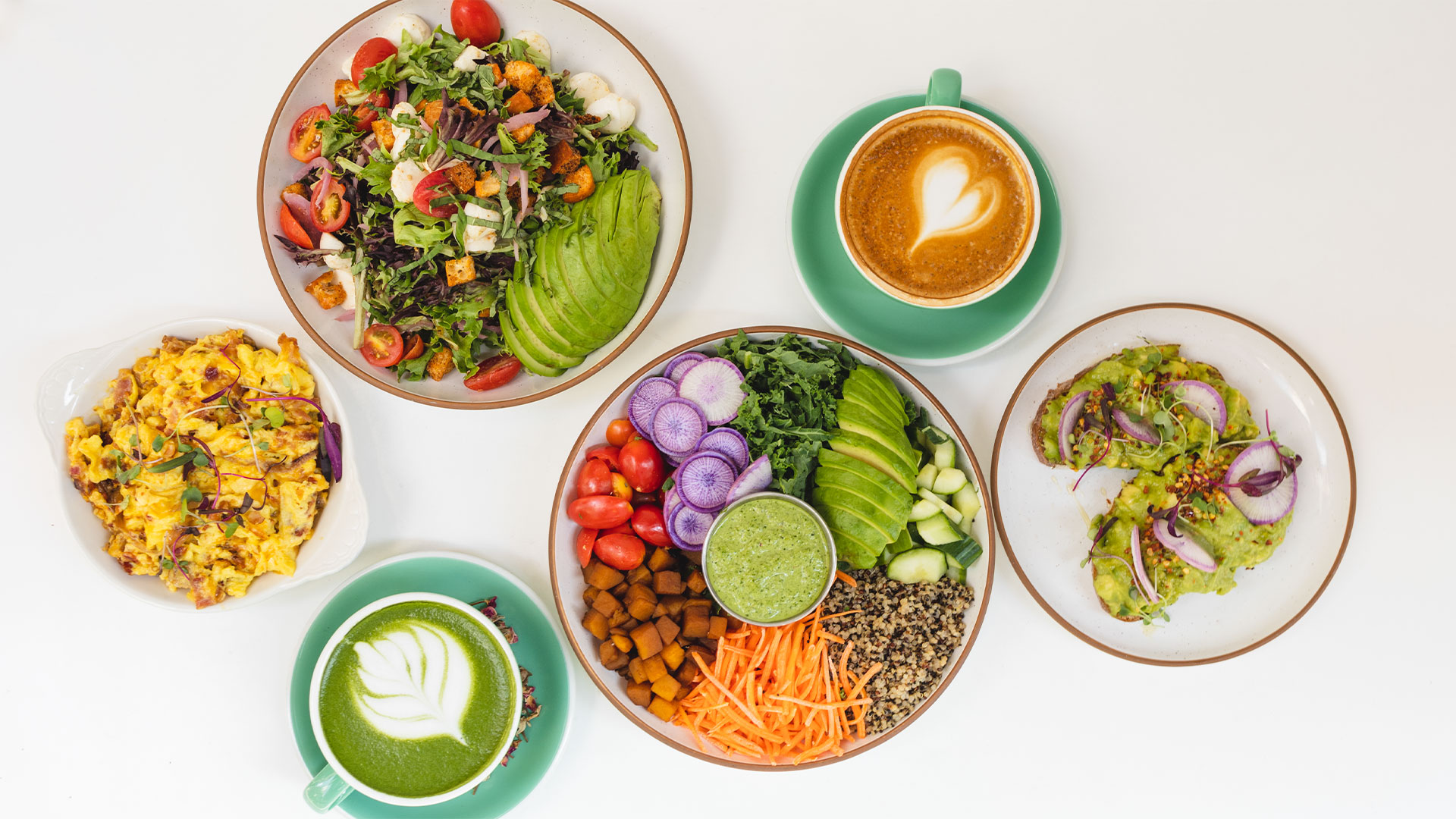 a palte of food on a table