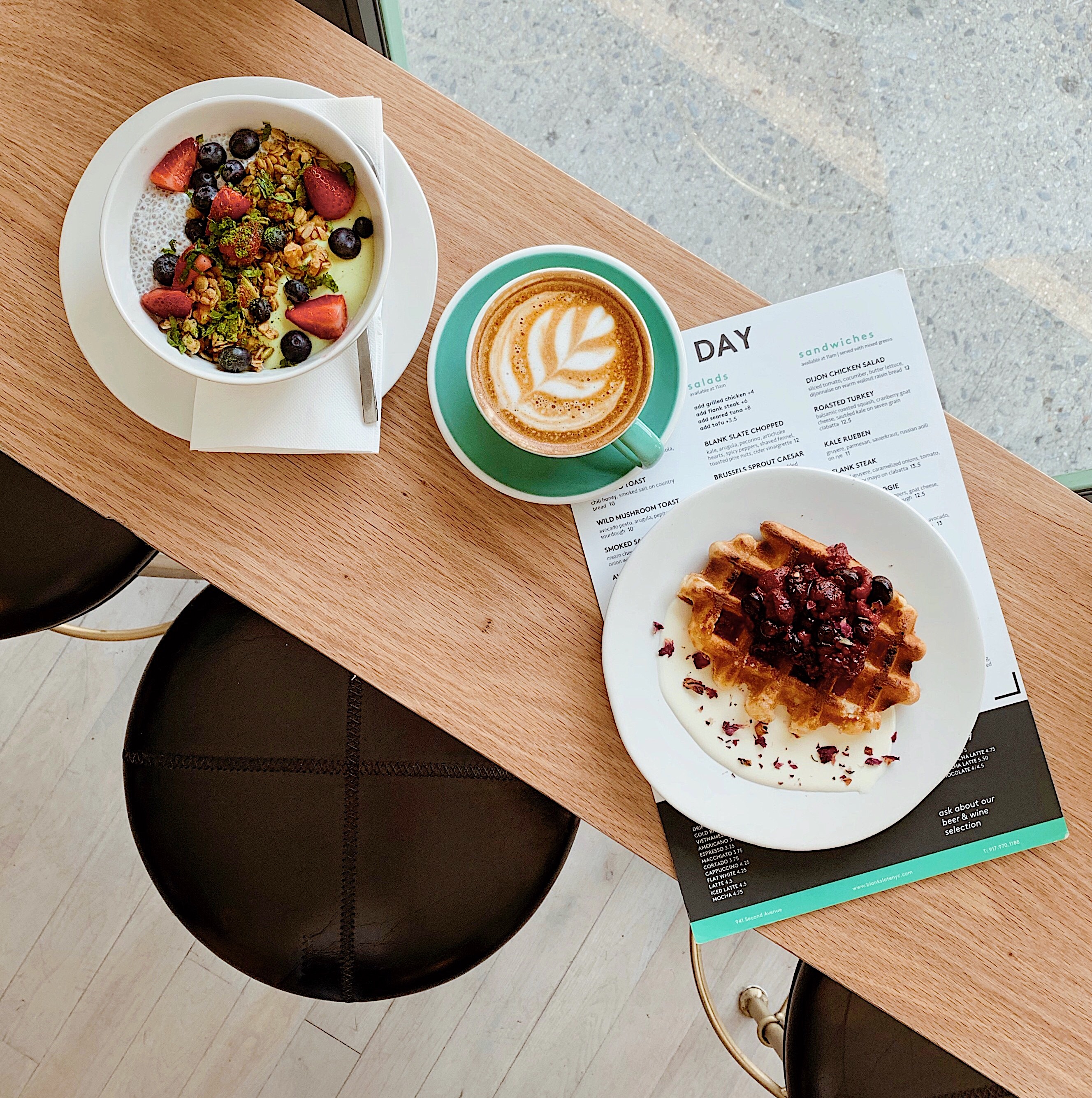 a plate of food on a table