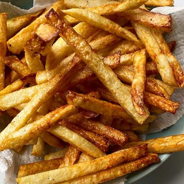a pile of fries